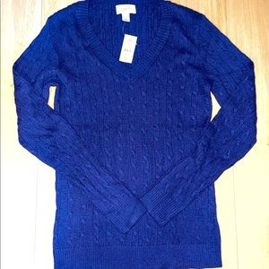Ann Taylor Loft Cable Knit Sweater